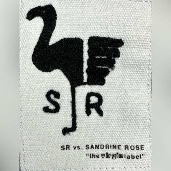 NWT Free People SR vs. SANDRINE ROSE “the virgin label” jeans. - Picture 5 of 5